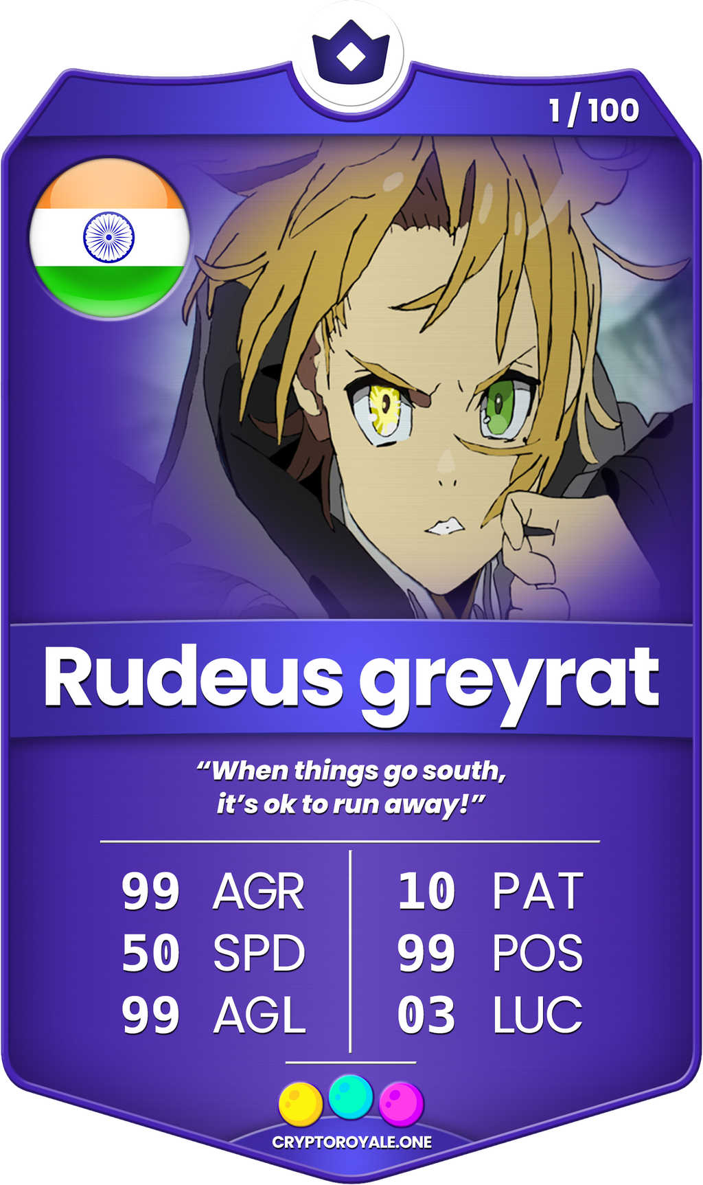 CRTC: Rudeus greyrat [Common]