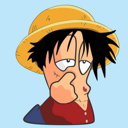 #21013 Bored Worm - Luffy / One Piece