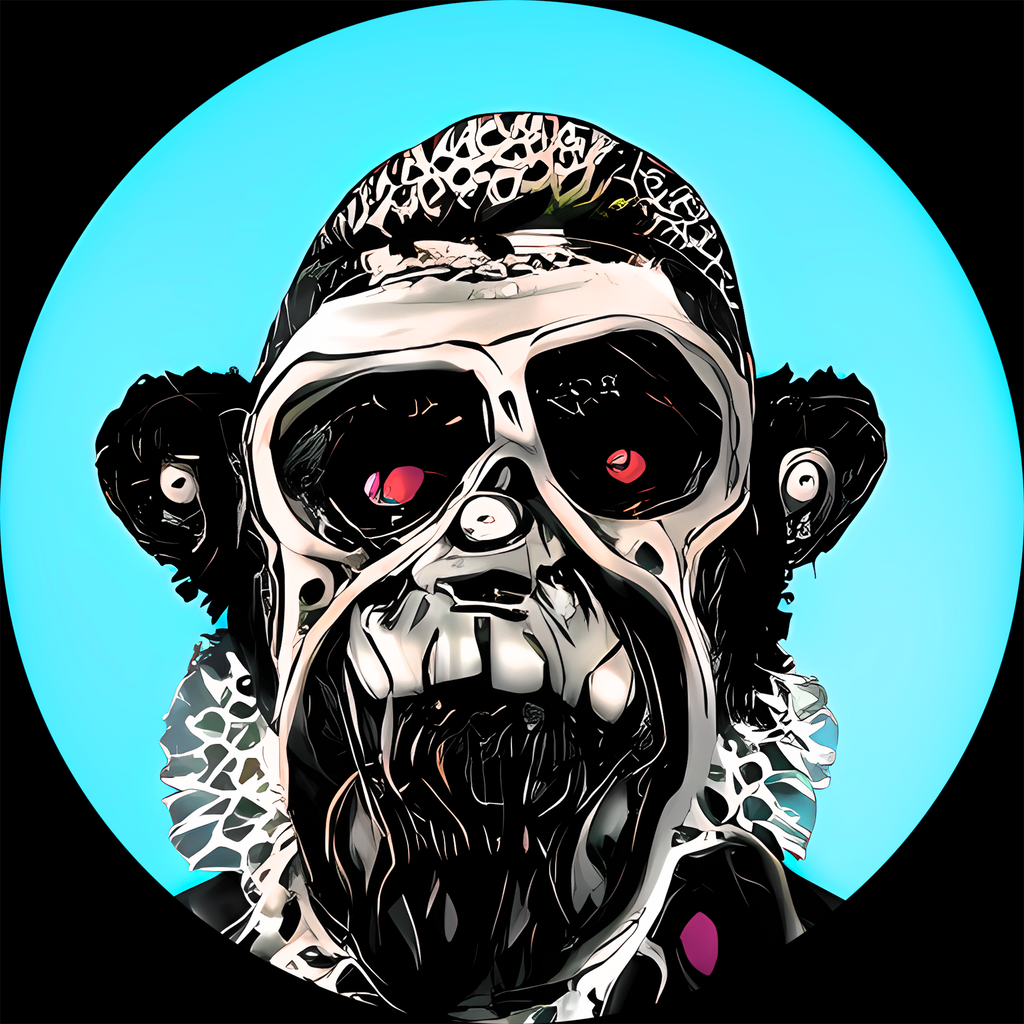 Zombie Cyborg Ape #18