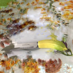 Banana knife / puppy face