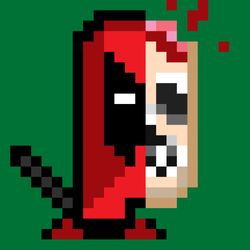 PIXEL ART - DEAD SKULL II