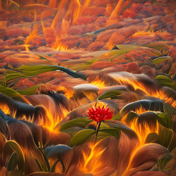Flame Flower #16