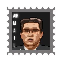 Kim Jong un #21 Pixel Stamp