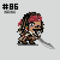 #86 'Jack Sparrow' Turtle