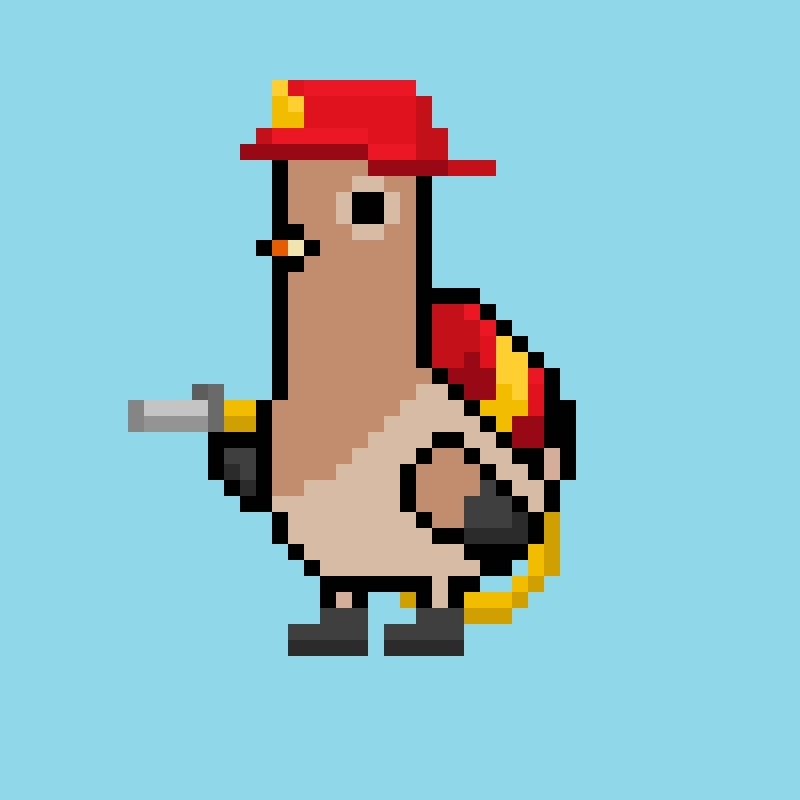 Pixel Pigeon #015 (Animated)
