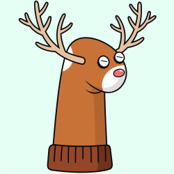 #17 Reindeer Sock