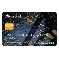 Elegant Algorand Credit Card