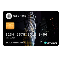Elegant COSMOS Credit Card