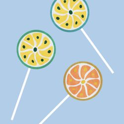 Citrus Candy Pops