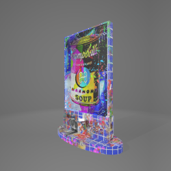 VR/AR 3D street art #001