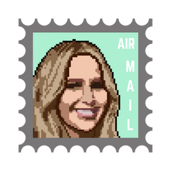 Jennifer Lawrence #39 Pixel Stamp
