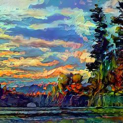 Premium Landscape Painting #82