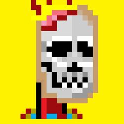 PIXEL ART - IRON SKULL III