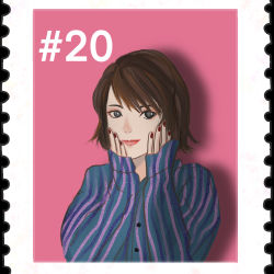 Girlfriend Stamp #020/999