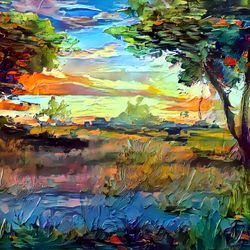 Premium Landscape Painting #34