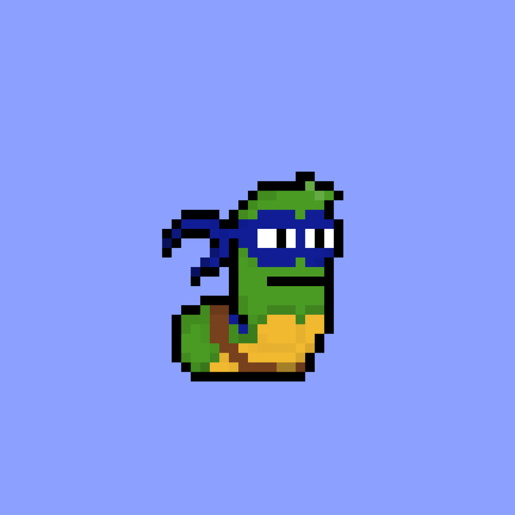 PixelLarva ‘Leonardo Ninja Turtle’ #068