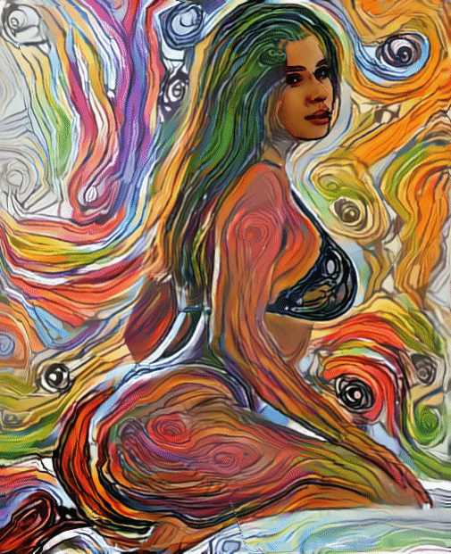 Bikini Party Flow Art #03