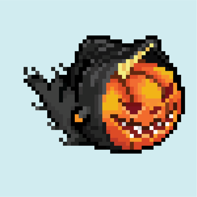 Pixel Narwhal_Pumpklord #028