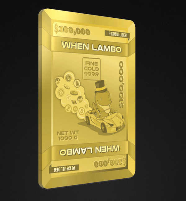 Crypto~Cards #WHEN LAMBO