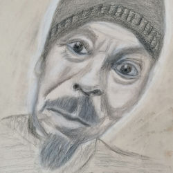 Self-portrait "Goatie " 2021