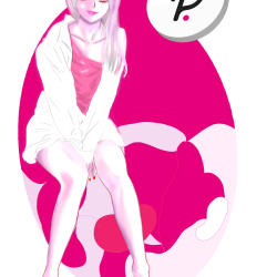 Crypto Lady - DOT minimal ink