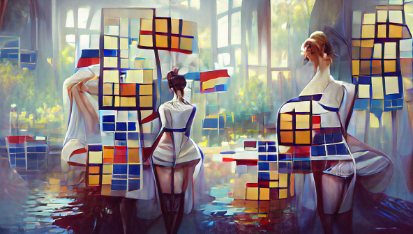 Réflection en résilles