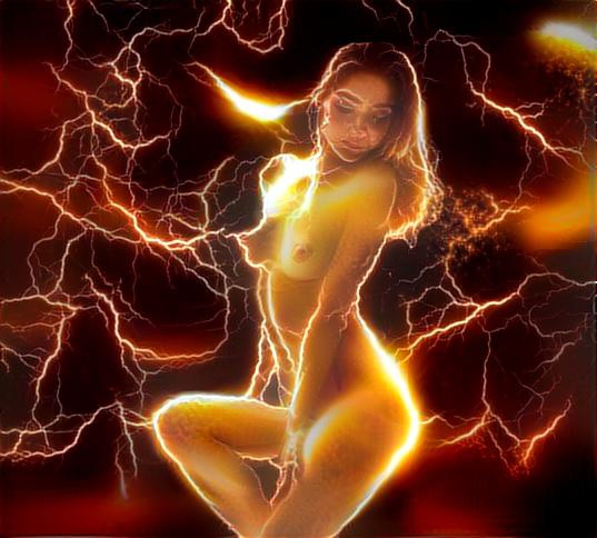 Women Storm Energy Pose #03