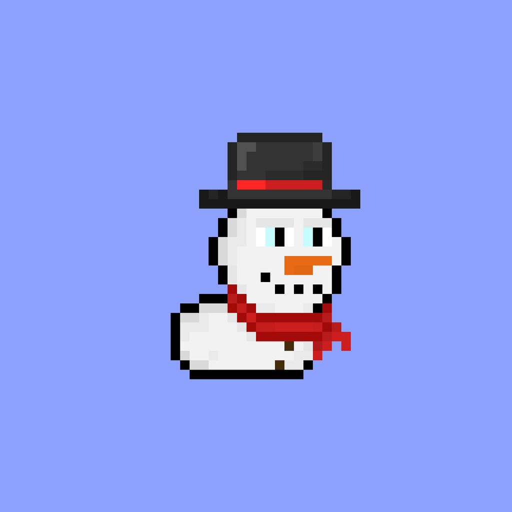 PixelLarva ‘Snowman’ #097