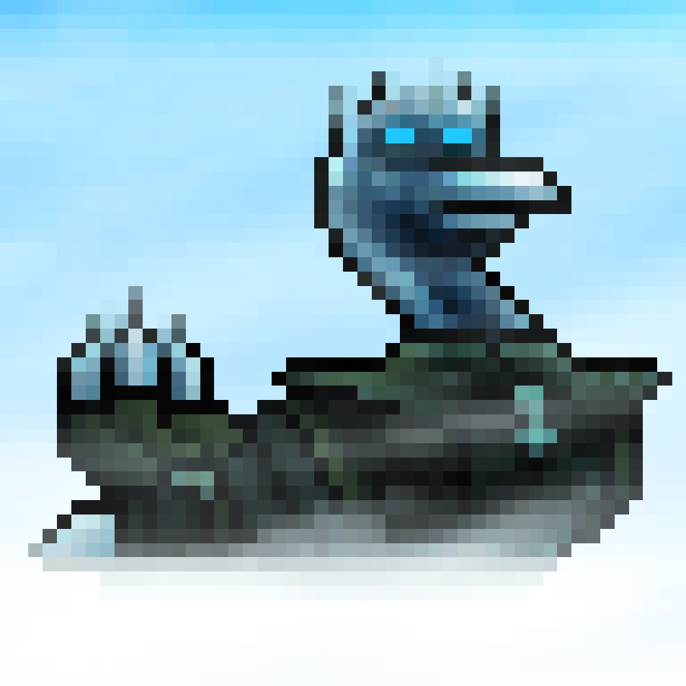 CRYPTODUCK #185 "THE NIGHT KING DUCK"