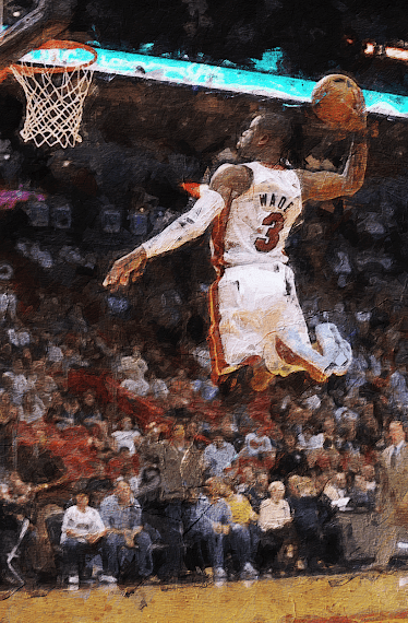 Dwyane Wade Painting#001