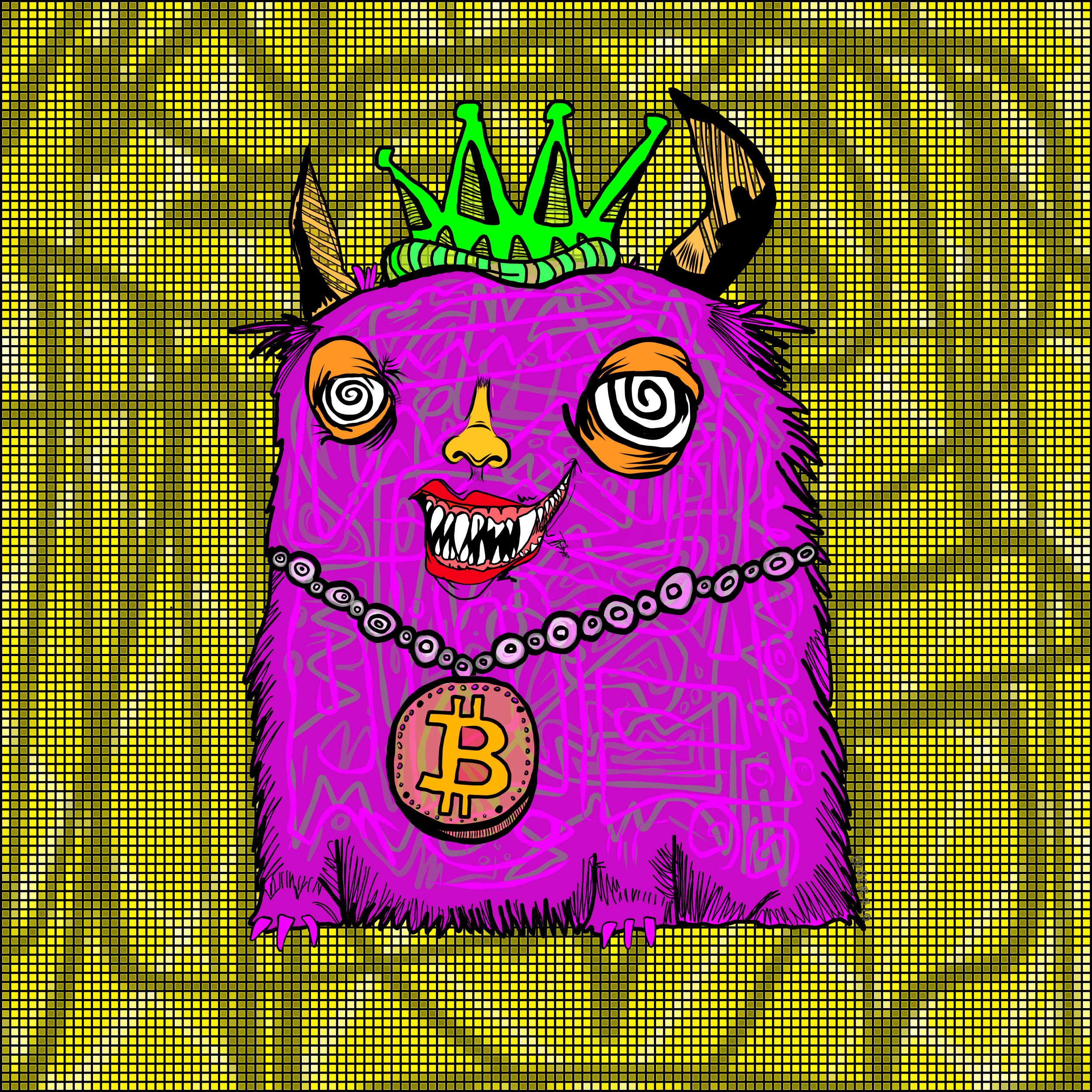 CreepyPet #006 /500 (NFT + Physical Art)