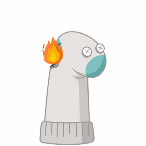 #7 Burned Sock GIF