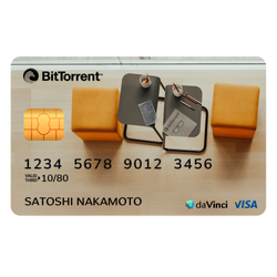 Elegant BitTorrent Credit Card