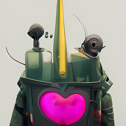 Pink And Green Robots LTD No.4