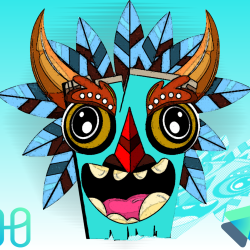 Tribal mask #02