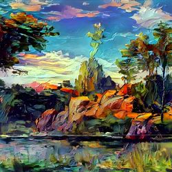 Premium Landscape Painting #73