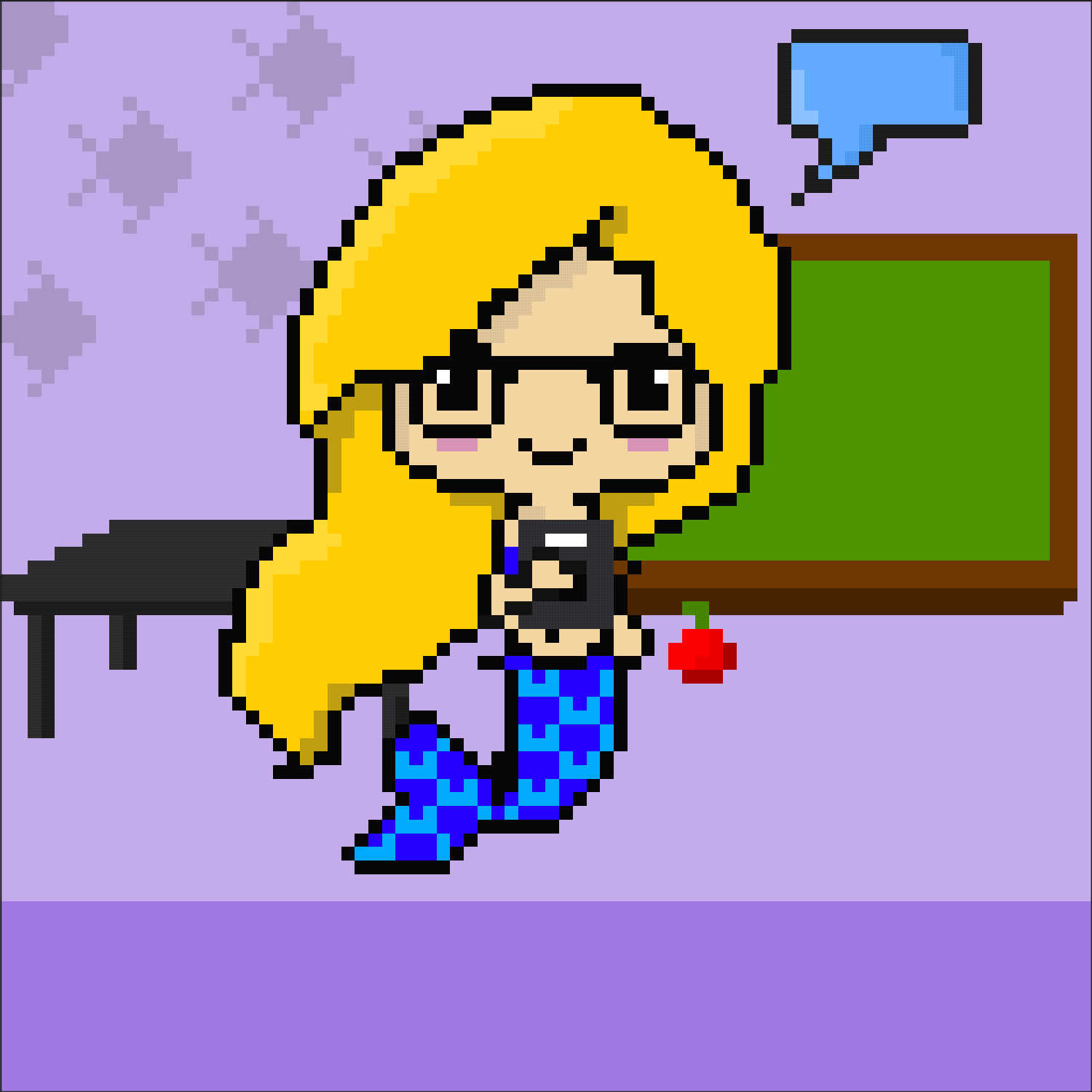 Pixel Mermaid #002: Teacher Mermaid