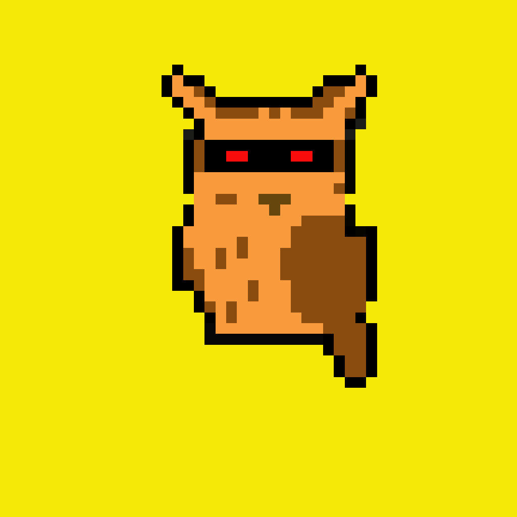 #37 Super Sonic Pixel Owl (Animated)