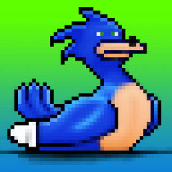 CRYPTODUCK #076 "THE SONIC DUCK"