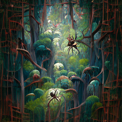 Fantasy Spider Forest #114