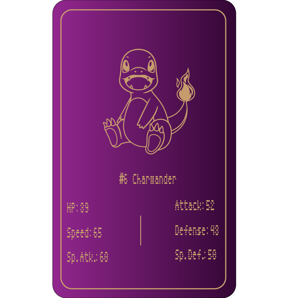 #6 Charmander - Pokemon Card Collection