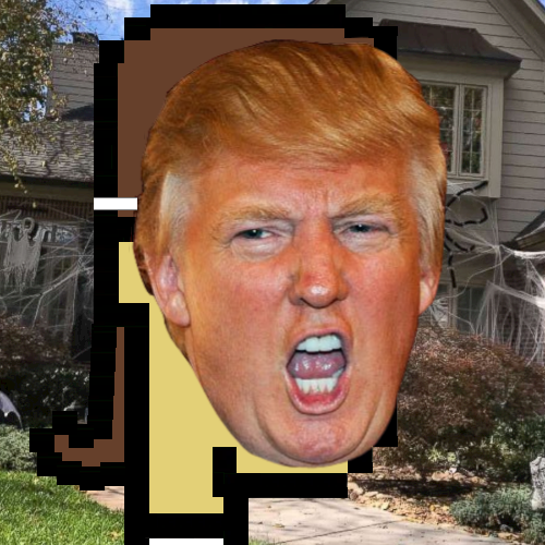 Trump Halloween Costume(Paint Punk #193)