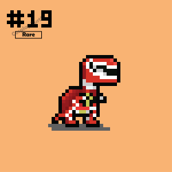 #019 'Red Ranger' Cosplay Turtle