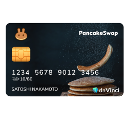 Elegant PancakeSwap Credit Card