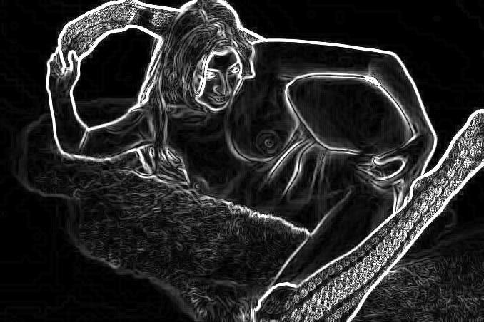 Art white line Daisy pose _#11#