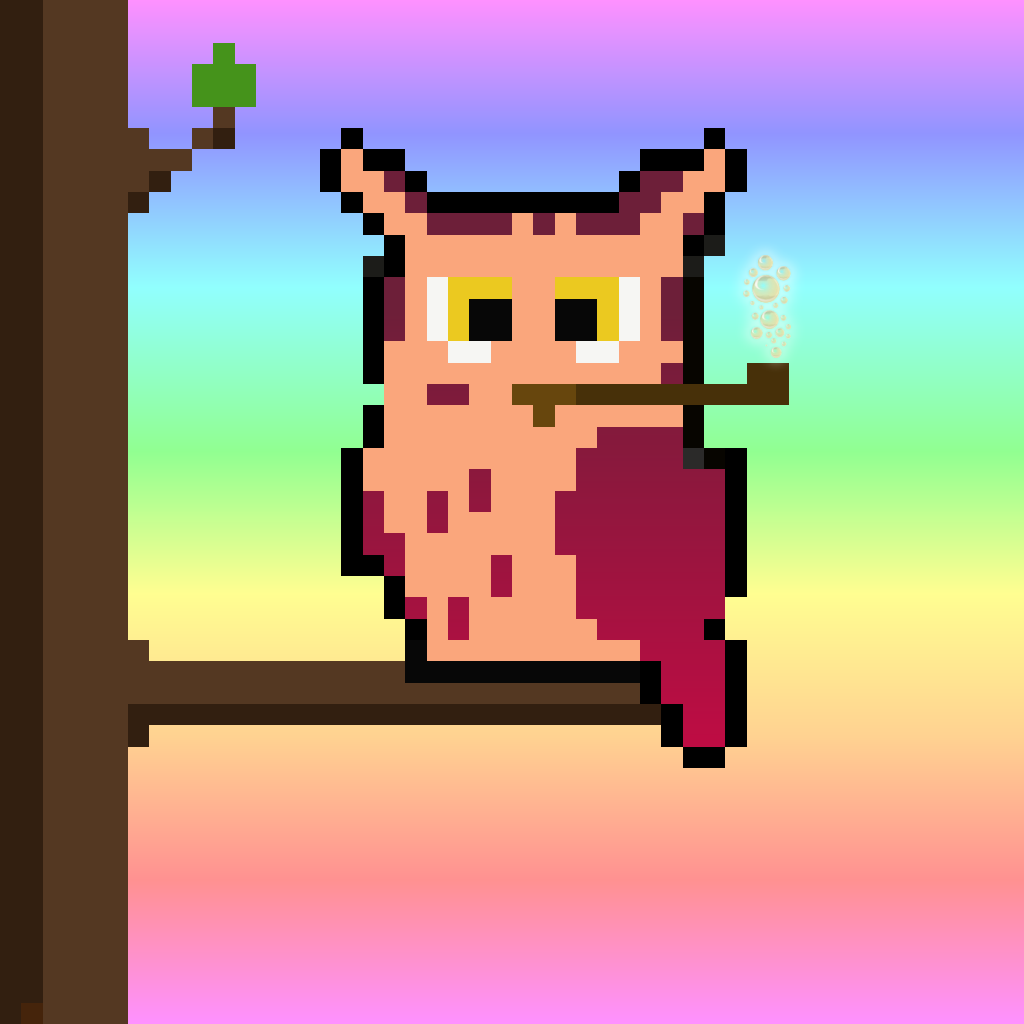 #59 Crypto Pixel Owl (Animated)