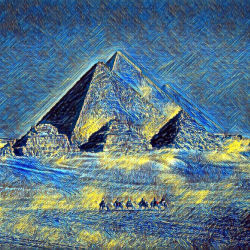 The Starry Night at Egypt