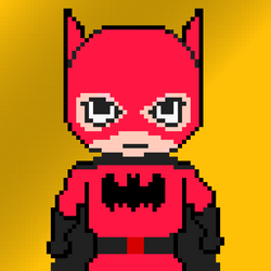 Acc Batman Kid Pixel #2 Pink