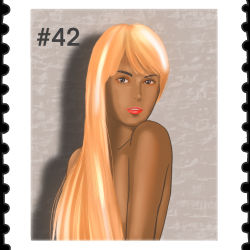 Girlfriend Stamp #042/999