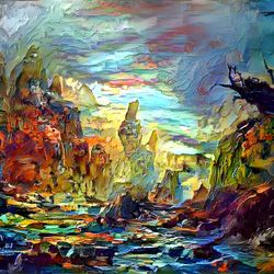 Premium Landscape Painting #84